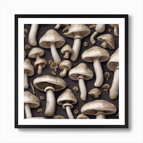 Mushroom Stock Photos & Royalty-Free Footage Art Print