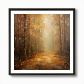 Path Through The Woods Art Print