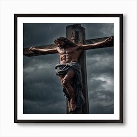 Christ On The Cross Art Print