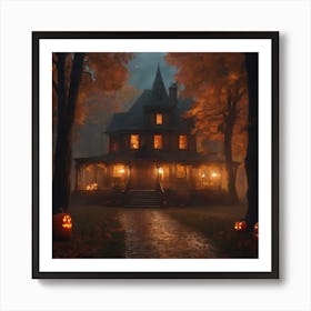 Haunted House 4 Art Print