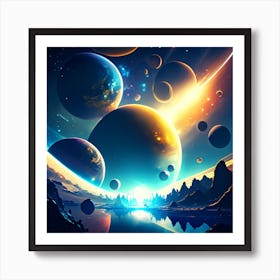 Planets Art Print