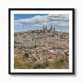 City In Spain Art Print