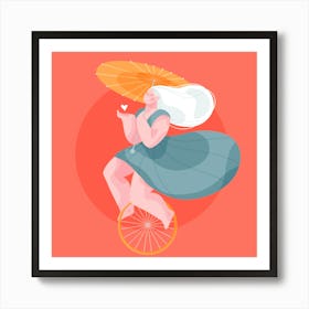 Unicycle Art Print