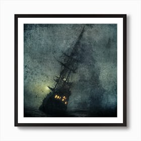 Ghost Ship IV Art Print