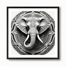 Elephant Art Print