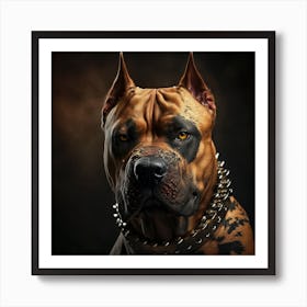 Mask dog Art Print