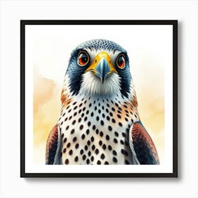 Majestic Peregrine Falcon Art Print