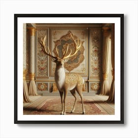 Royal Deer Poster