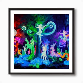 Fairy Forest 2 Art Print