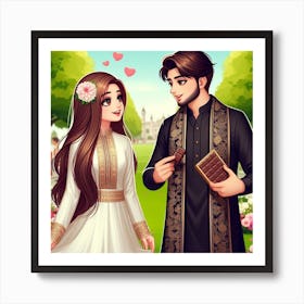 Islamic Wedding 4 Art Print