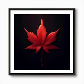 Canadian Maple Leaf 1 Art Print