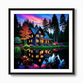 House In The Woods 2 Art Print