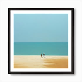 Blue Sky Oil Painting Art Print