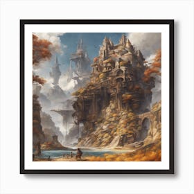 Fantasy Castle 2 Art Print