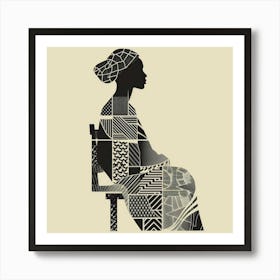 Silhouette Of A Woman 85 Art Print