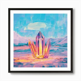 Crystal Crystal Art Print