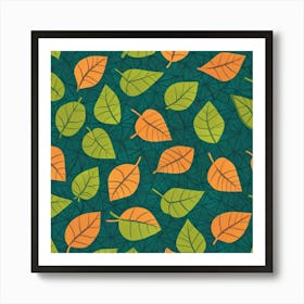 Autumn Leaves Art Print 3 Art Print