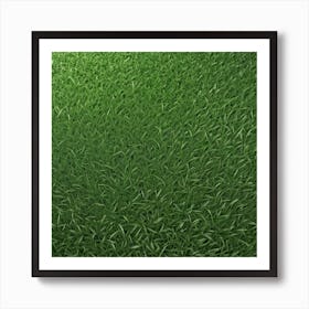 Green Grass Background Art Print