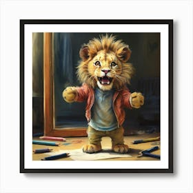 Lion! 5 Art Print