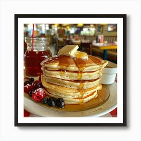 Vintage Pancakes. Art Print