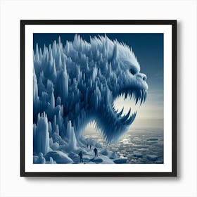 Ice Monster Art Print