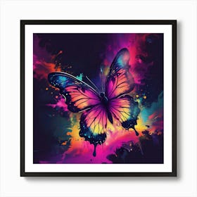 Colorful Butterfly 143 Art Print