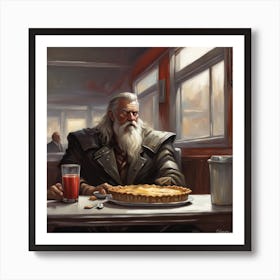 Lord Of The Pie Art Print