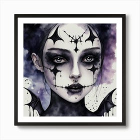 Devil Girl Art Print