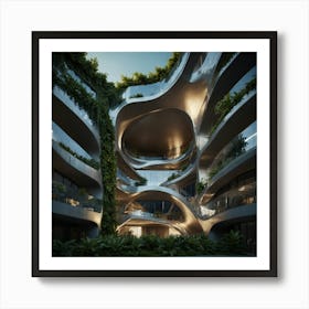 Futuristic Building Art Print