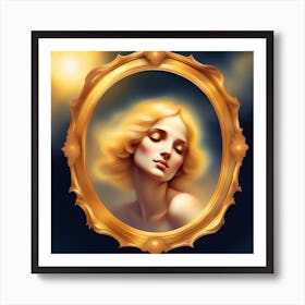 Portrait Of A Woman Art Print