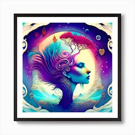 Psychedelic Art Art Print