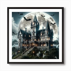 Haunted Castle 1 Art Print