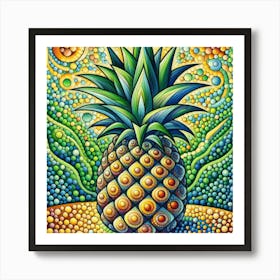 Point Pineapple Kitchen Restaurant Art Print