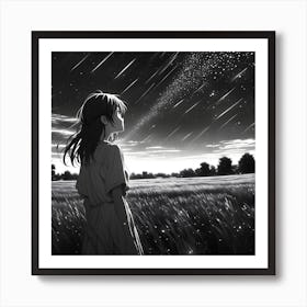 Star Longing |Star gazing | Space |Universe |ANIME Poster