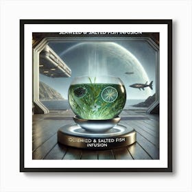 Seaweed Salted Fish Infusion Scifi Art Print