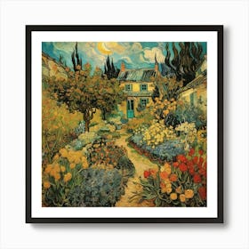 Garden By Vincent Van Gogh Art Print 1 Art Print