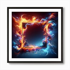Frame Of Fire Art Print