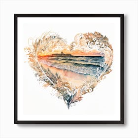 Heart Of The Sea Art Print