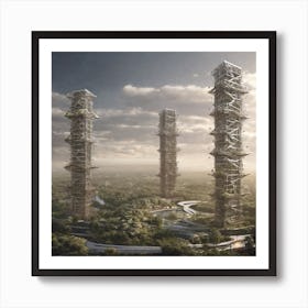 Towers Of The Future Art Print