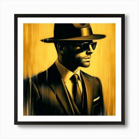 Creative Male Portrait 71 Art Print