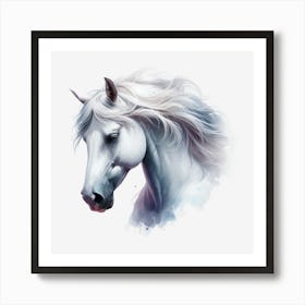 White Horse.3 Art Print