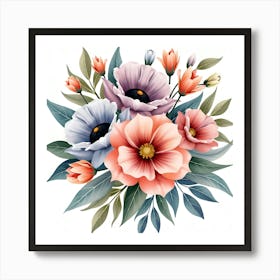 Water color Flower Art Print