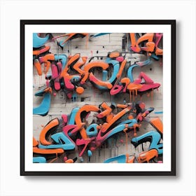 Graffiti Wall Art Print