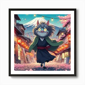 Japanese Demon Art Print