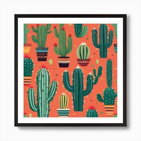 Cactus 75 Art Print