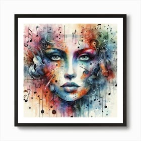 Music Notes 1 Art Print