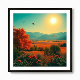 Autumn Landscape 2 Art Print