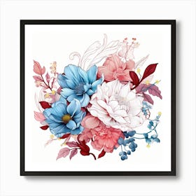 Floral Bouquet 9 Art Print