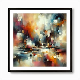 Abstract City Painting Art Print