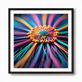 Colorful Flower Art Print